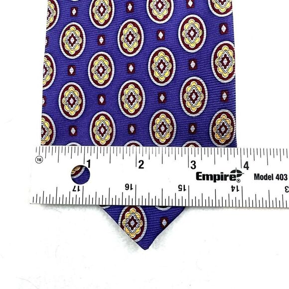 Jos. A Bank Purple Patterned Italian Silke Tie NWOT‎ - Picture 5 of 5